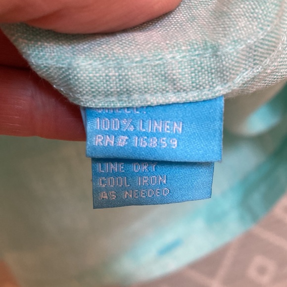 NWT Men’s linen J McLaughlin shirt - Picture 5 of 5